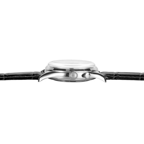 Vulcain Cricket Classique 39mm Black White Blue Watch