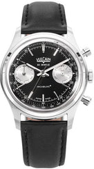 Vulcain Watch Chronograph 38mm Black Silver 640109A00.BAC201