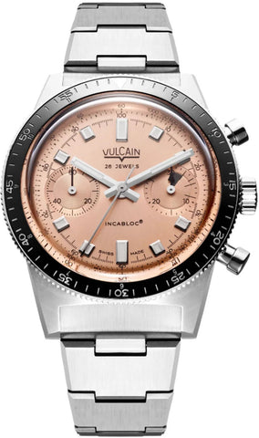 Vulcain Skindiver Chronograph Salmon Limited Edition Watch 590176A87.BAR286