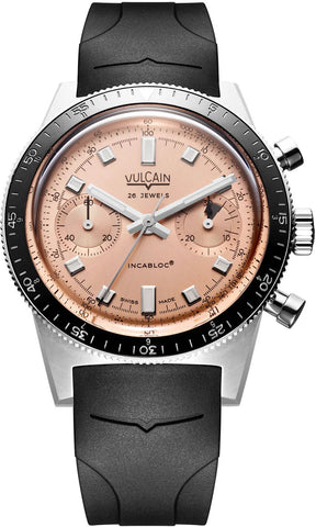 Vulcain Skindiver Chronograph Salmon Limited Edition Watch 590176A87.BAR255