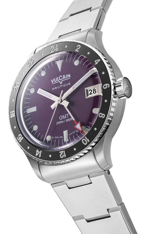 Vulcain Skindiver GMT Purple Bracelet Limited Edition Watch