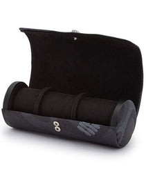 WOLF Watch Roll Memento Mori Triple Black