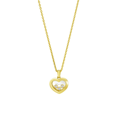 Chopard Happy Diamonds Icons 18ct Yellow Gold 0.15ct Diamond Pendant