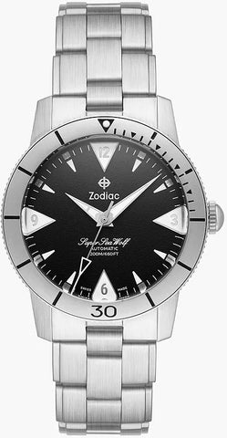 Zodiac Watch Super Sea Wolf Skin Mens ZO9215