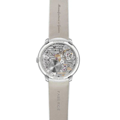 Faberge Lady Compliquee Peacock White Watch