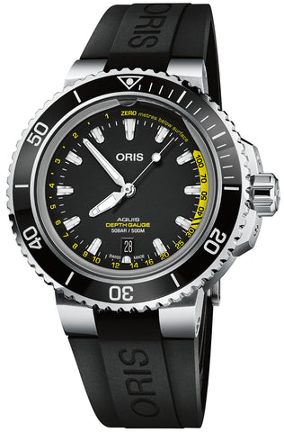 Oris Watch Oris Aquis Depth Gauge Rubber 01 733 7755 4154-Set RB