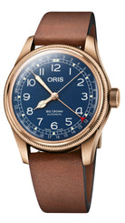 Oris Watch Big Crown Pointer Date Bronze Leather Blue 01 754 7741 3165-07 5 20 58BR