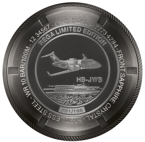 Oris Watch Big Crown ProPilot Rega Fleet Bombardier Challenger 650 HB-JWB Limited Edition