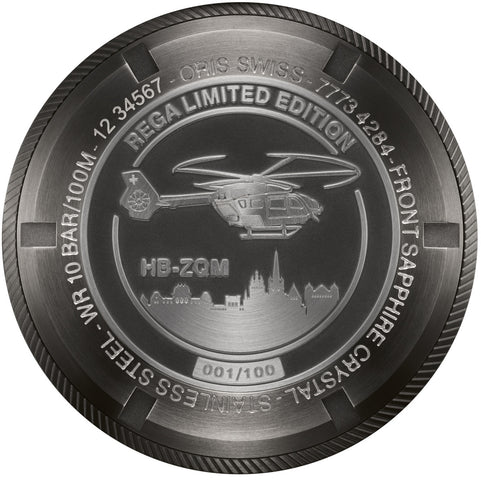 Oris Watch Big Crown ProPilot Rega Fleet Airbus Helicopters H145 HB-ZQM Limited Edition