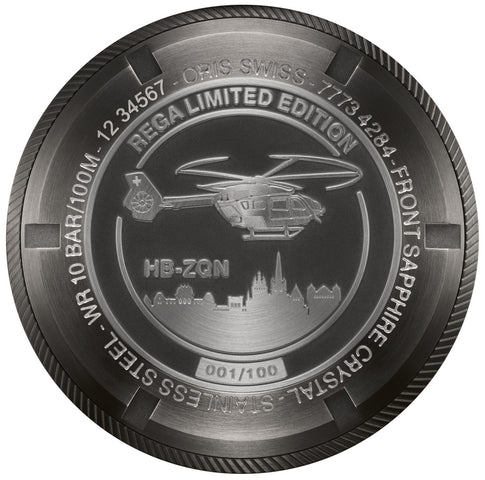 Oris Watch Big Crown ProPilot Rega Fleet Airbus Helicopters H145 HB-ZQN Limited Edition