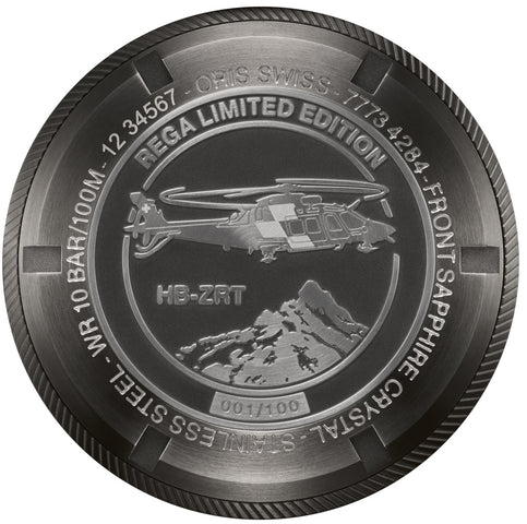 Oris Watch Big Crown ProPilot Rega Fleet AgustaWestland Da Vinci HB-ZRT Limited Edition