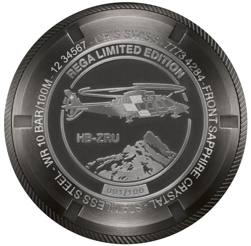 Oris Watch Big Crown ProPilot Rega Fleet AgustaWestland Da Vinci HB-ZRU Limited Edition