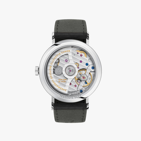Nomos Glashutte Tangente Neomatik Blue Gold Sapphire Crystal Watch