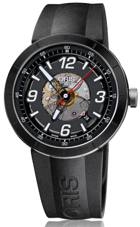 Oris Watch TT1 Skeleton Engine Date Rubber 01 733 7668 4114-07 4 25 06
