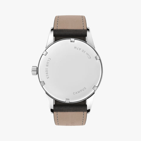 Nomos Glashutte Club Campus Blue Purple 38 Steel Back Watch