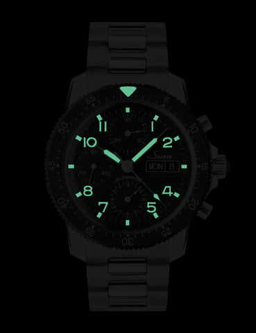 Sinn 103 St Flieger Chronograph H-Link Bracelet Watch