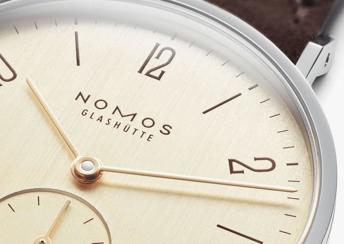 Nomos Glashutte Tangente 33 Karat Ladies Sapphire Crystal Watch