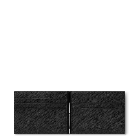 Montblanc Sartorial Wallet 6cc with Money Clip Black