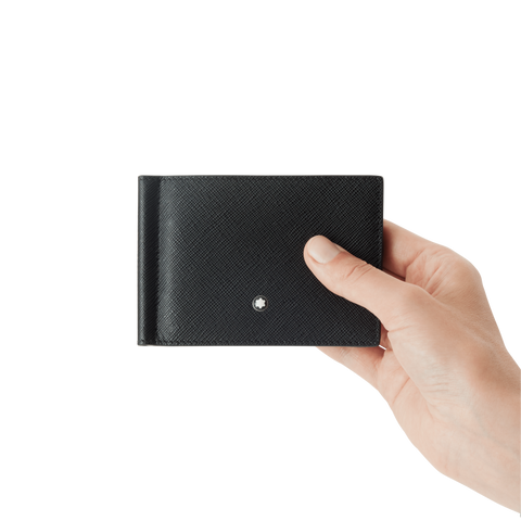 Montblanc Sartorial Wallet 6cc with Money Clip Black