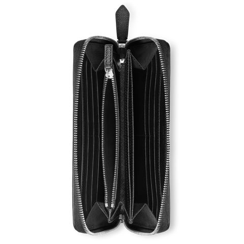 Montblanc Sartorial Wallet 12cc Zip Around Black