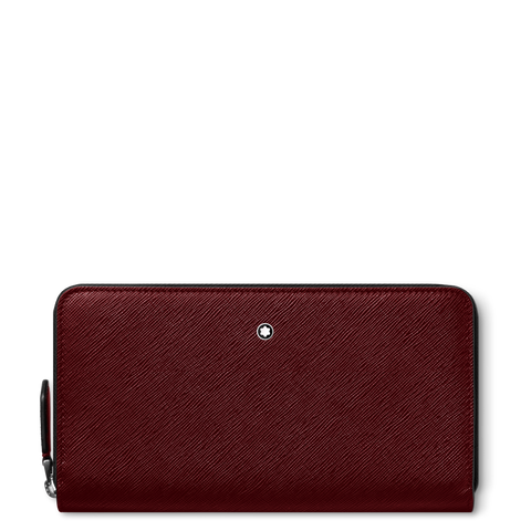 Montblanc Sartorial Wallet 12cc Zip Around Violet de Cobalt 130826