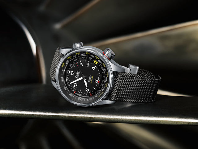 Oris Watch Big Crown ProPilot Altimeter Meters Textile Black D