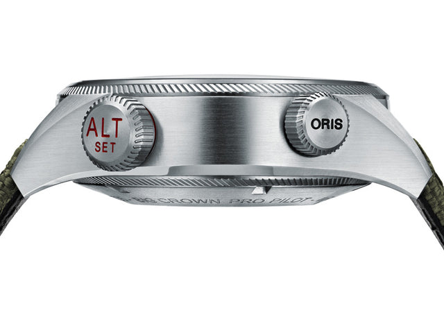 Oris Watch Big Crown ProPilot Altimeter Meters Textile Black D