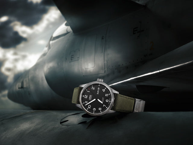 Oris Watch Big Crown ProPilot Day Date Olive Textile