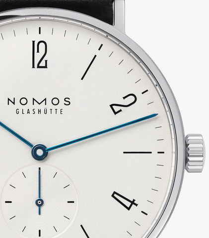 Nomos Glashutte Tangente 38 Steel Back Watch