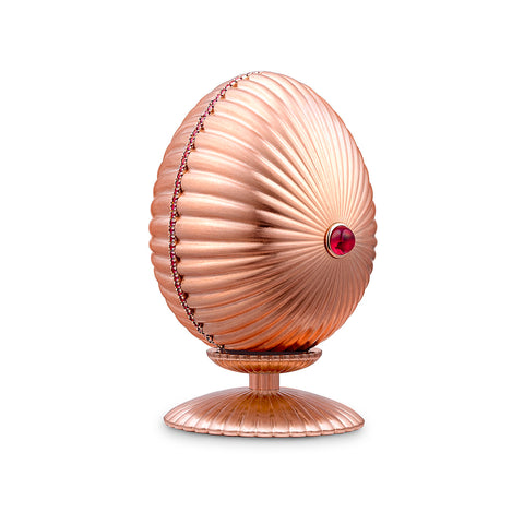 Faberge Colours of Love 18ct Rose Gold Diamond Ruby Fluted 180 Limited Edition Egg Objet