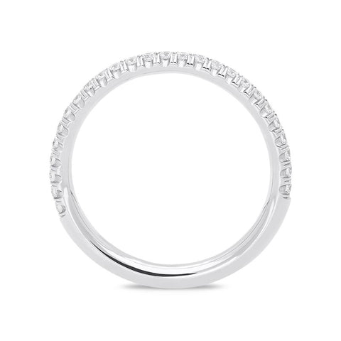 18ct White Gold 0.28ct Diamond Half Eternity Ring