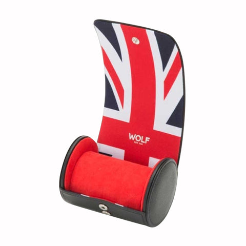 WOLF Watch Travel Case Single Union Jack