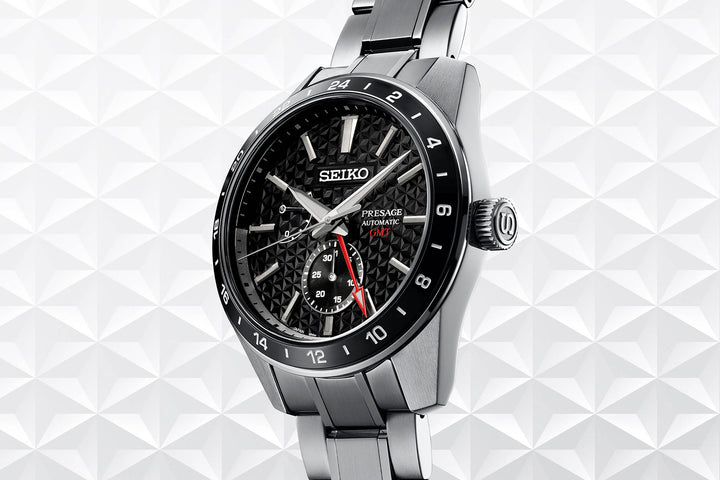 Seiko Presage Watch Sharp Edged GMT
