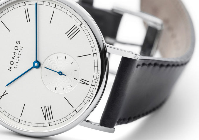 Nomos Glashutte Ludwig 38 Steel Back Watch