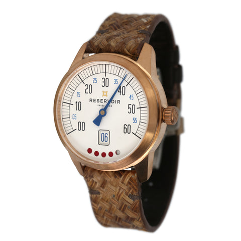 Reservoir Tiefenmesser Bronze Plume Bracelet Watch