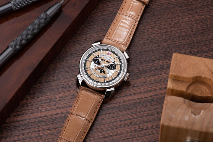 Cuervo y Sobrinos Watch Historiador Luna Negra Limited Edition