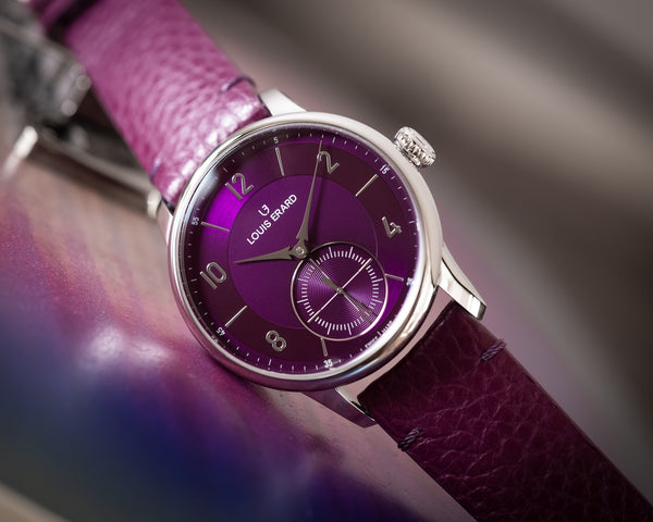 Louis Erard Excellence Petite Seconde Violette Watch