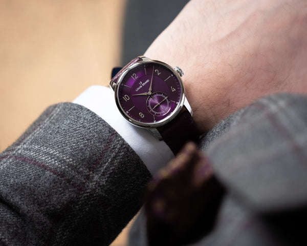Louis Erard Excellence Petite Seconde Violette Watch
