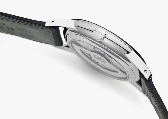 Nomos Glashutte Orion Neomatik 39 Nachtblau Sapphire Crystal Watch