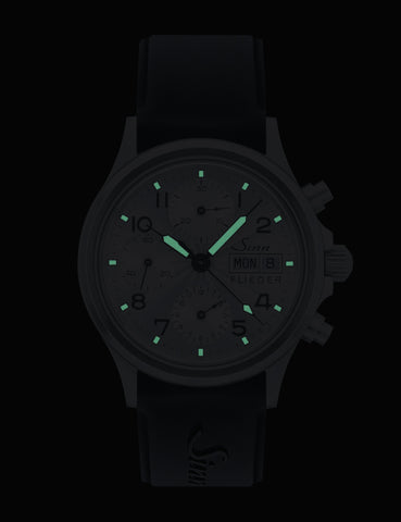 Sinn 356 Sa Pilot III Alligator Leather Black Watch