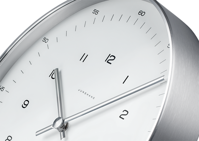 Junghans Wall Clock Max Bill RC 30cm Radio Controlled D