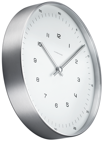 Junghans Wall Clock Max Bill RC 30cm Radio Controlled D