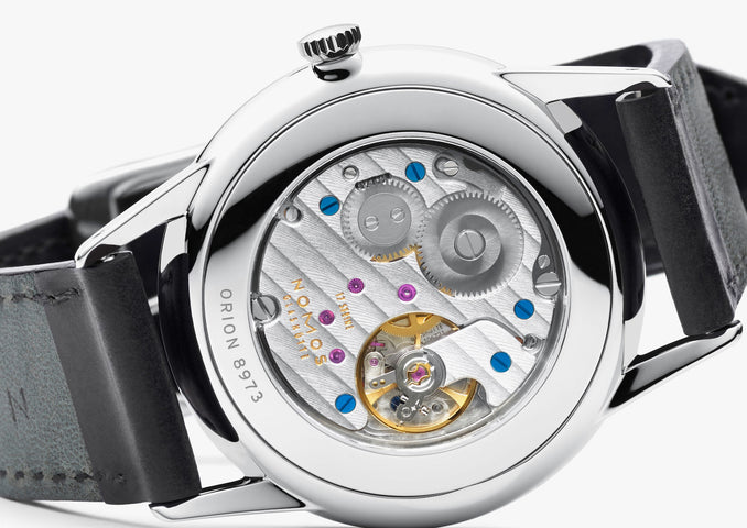 Nomos Glashutte Orion 38 Grau Sapphire Crystal Watch