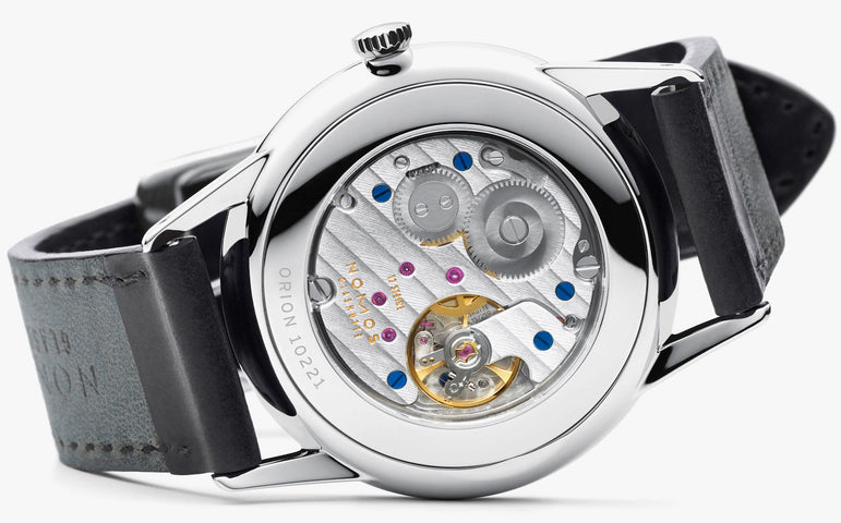 Nomos Glashutte Orion 38 Midnight Blue Sapphire Crystal