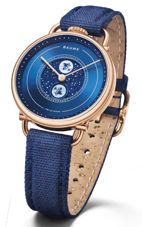 Baume Quartz Moon Phase Watch