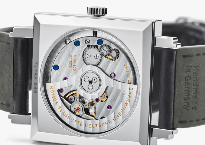 Nomos Glashutte Tetra Neomatik Tiefblau Sapphire Crystal Watch