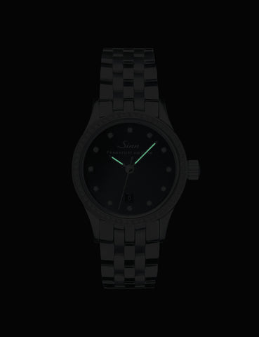 Sinn 456 TW70 WG Ladies Diamond Alligator Watch