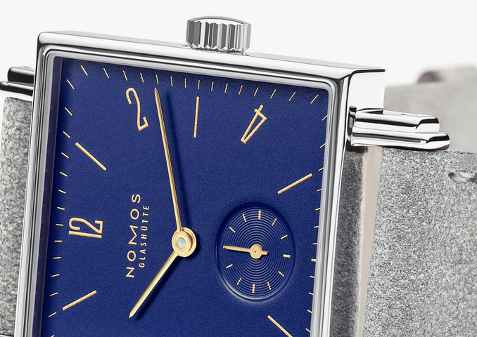 Nomos Glashutte Tetra Nachtijall Sapphire Crystal Watch