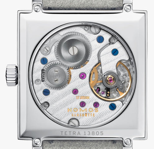 Nomos Glashutte Tetra Nachtijall Sapphire Crystal Watch