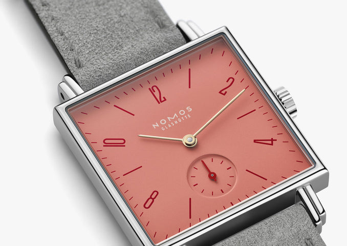 Nomos Glashutte Watch Tetra Grenadine Sapphire Crystal